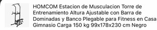 Estación Musculación y Banco Abdominales