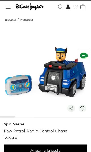 Paw patrol radio control Chase