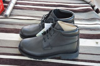Botas de cuero Fielcort negras