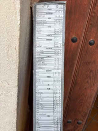 Baca. Barras de techo aluminio 135cm