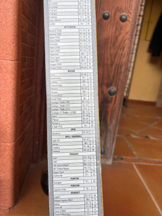 Baca. Barras de techo aluminio 135cm