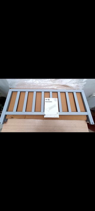 roba Barrera de Cama Infantil 90 cm NUEVA GRIS