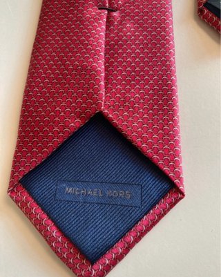 Corbata Michael Kors Seda Roja