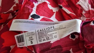 Vestito Calliope rosso taglia S