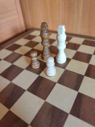 Tablero Ajedrez Magnético Madera