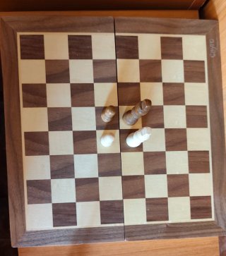 Tablero Ajedrez Magnético Madera