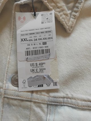 Vestido vaquero Zara