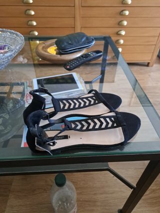 Sandalias Zara Negras Talla 40 Nuevas
