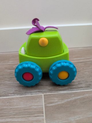 Fisher-Price Coche Monstruito verde, juguete gateo