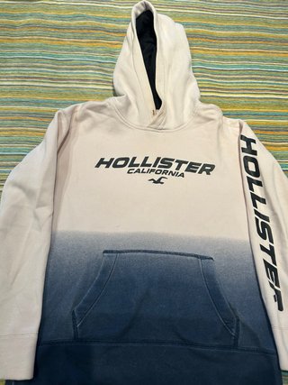 Sudadera Hollister Degradada Azul