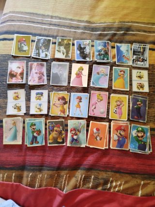131 Cromos Mario Bros Colección
