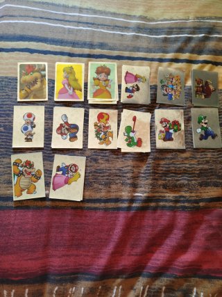 131 Cromos Mario Bros Colección