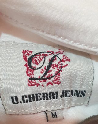 Cazadora Jean Blanca Talla M