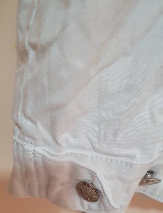 Cazadora Jean Blanca Talla M