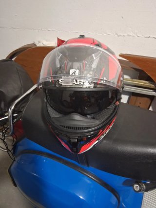 Casco Moto Talla M Shar con Gafas Sol