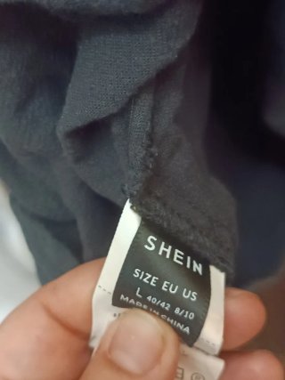 Mini abito SHEIN nero con lacci