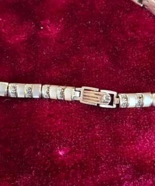 Conjunto Plata 925 y Nácar Collar y Anillo