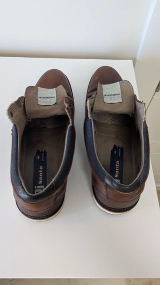 Zapatos DJ Santa Piel Marrón Hechos en España