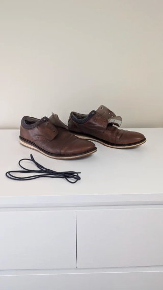 Zapatos DJ Santa Piel Marrón Hechos en España