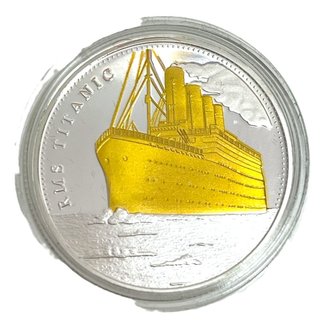 10 Monedas Conmemorativas : En memoria del Titanic