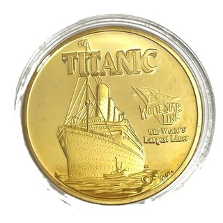 10 Monedas Conmemorativas : En memoria del Titanic