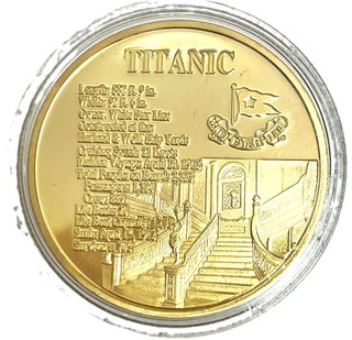10 Monedas Conmemorativas : En memoria del Titanic