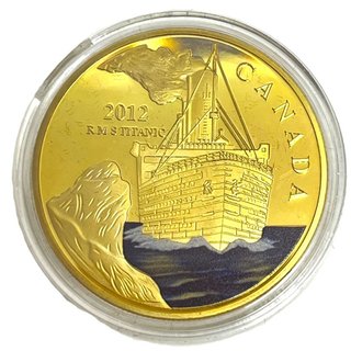10 Monedas Conmemorativas : En memoria del Titanic
