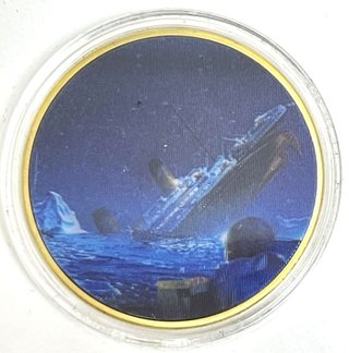10 Monedas Conmemorativas : En memoria del Titanic
