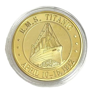 10 Monedas Conmemorativas : En memoria del Titanic