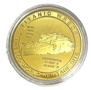 10 Monedas Conmemorativas : En memoria del Titanic