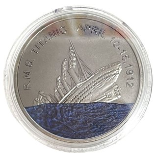 10 Monedas Conmemorativas : En memoria del Titanic