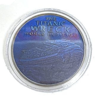 10 Monedas Conmemorativas : En memoria del Titanic