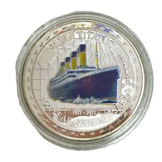 10 Monedas Conmemorativas : En memoria del Titanic