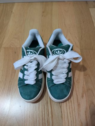 Zapatillas Adidas Campus Verde y Blanco