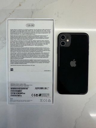 iPhone 11 · 128 GB · Negro · Caja original
