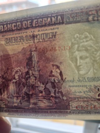 Lote 10 Billetes 25 Pesetas Banco de España 1928