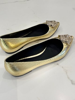 Bailarinas Versace Oro Medusa