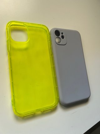 Lote 2 Fundas iPhone 11 (Gialla e Grigia)