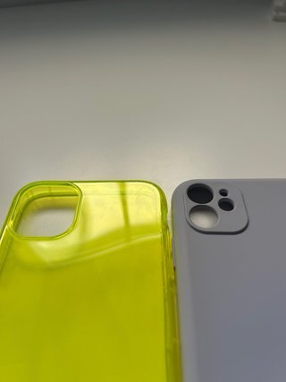 Lote 2 Fundas iPhone 11 (Gialla e Grigia)