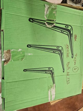 4 Soportes para Estanterías