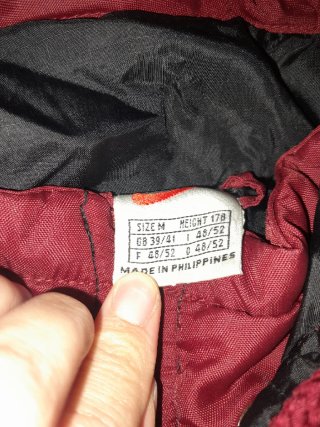 Giacca Giubbino Nike Vintage Burgundy / Black