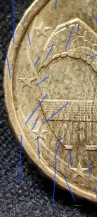 10 Céntimos Andorra 2019 - Con Rayado de Cuño de F