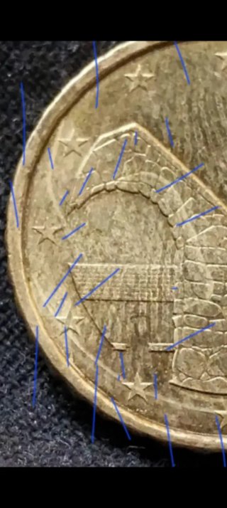 10 Céntimos Andorra 2019 - Con Rayado de Cuño de F