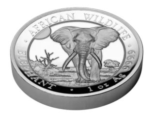 Moneda African Wildlife Elefante 2025