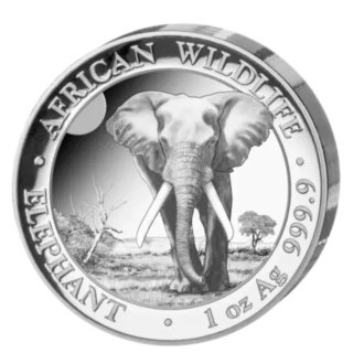 Moneda African Wildlife Elefante 2025