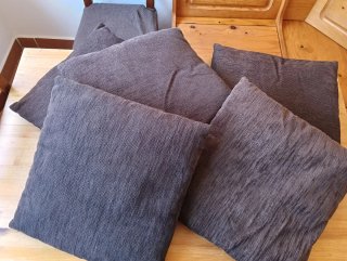 5 Cojines 45x40 cm Tela