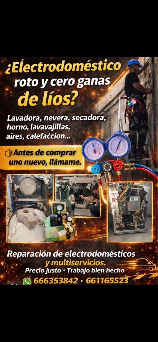 Reparación Electrodomésticos y Multiservicios