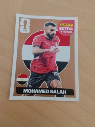 Cromo Panini Extra Sticker Mohamed Salah