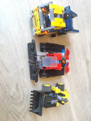 Lotto 3 Veicoli da Costruzione Lego Technic