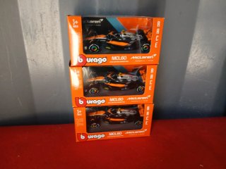 3 Coches F1 Burago MCL60 McLaren 1/43